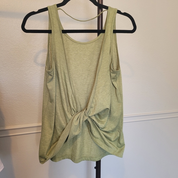Icyzone Green Twist Backless Athletic Work Out Tank Top Womens Medium - Picture 9 of 10